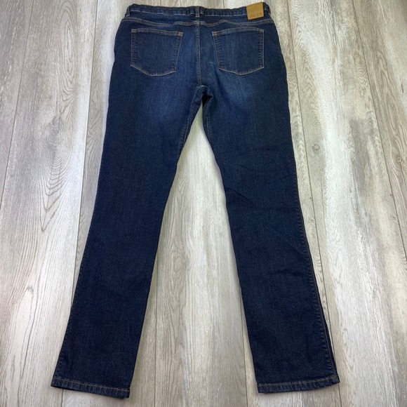 DU/ER Duer Jeans Womens  34x32 Blue Fireside Denim Mid Rise Slim Straight - Picture 10 of 16